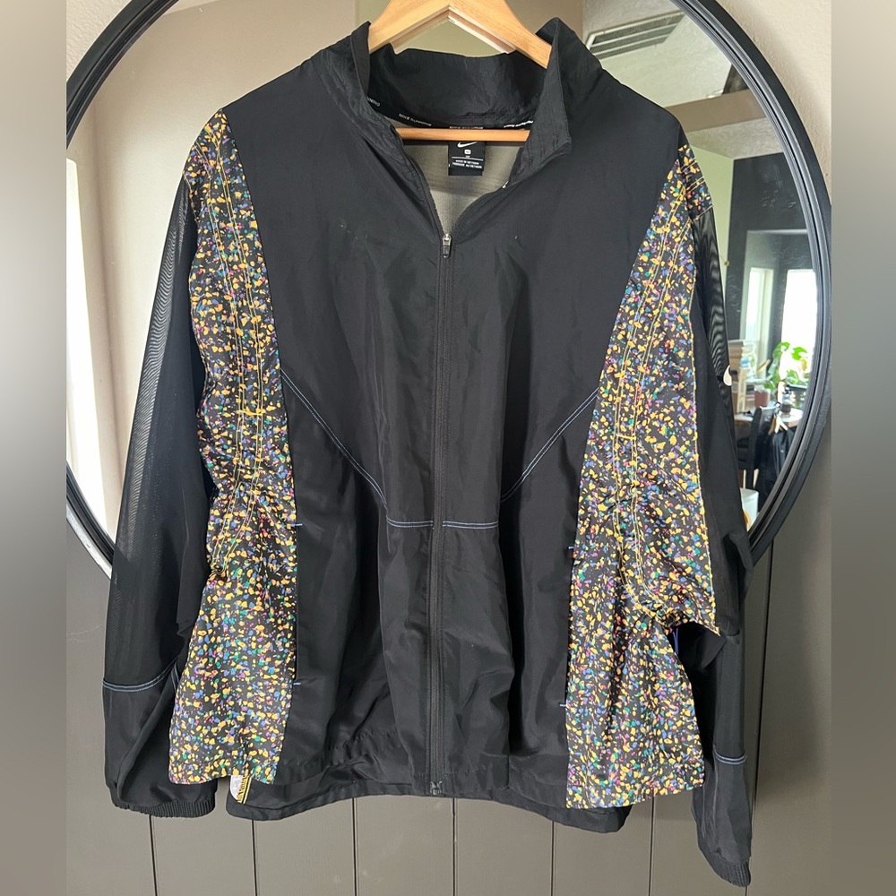 Unique Lightweight Nike Zip Up Jacket 3X